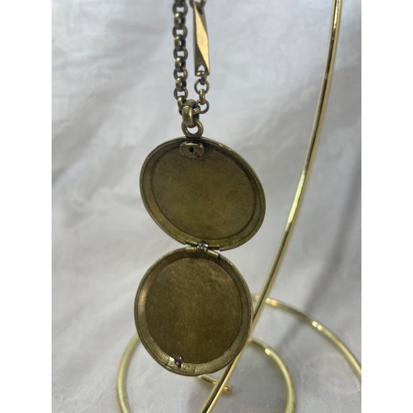 Fossil Fashion Owl Pendant Locket Vintage 80’s Super Cute - Picture 2 of 8